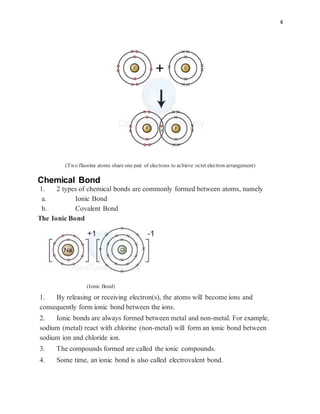Chemistry form 4 ionic bond | PDF