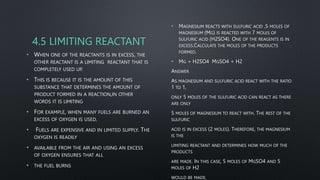 chemistry GCSE chapter 4 stoichiometry/Quantitative chemistry part 2 ...