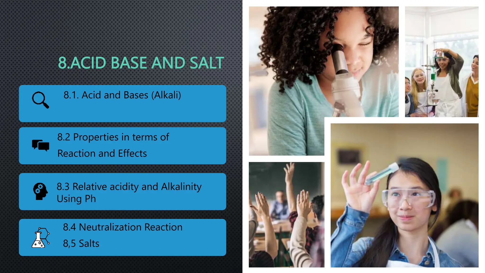 Chemistry GCSE Chapter 8 Acid bases and Salts .pptx