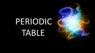 PERIODIC
TABLES
 