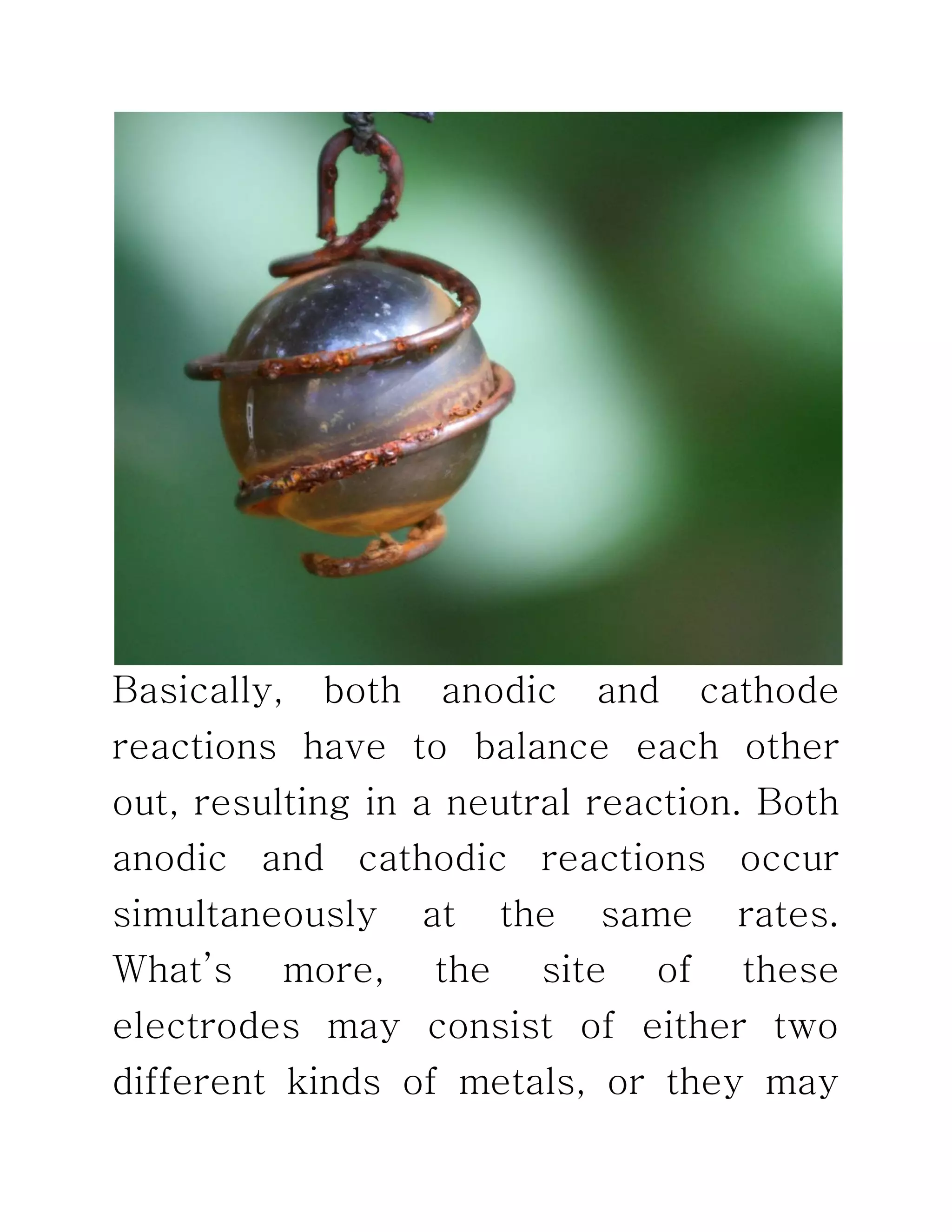 Chemistry Project on the effect of metal coupling on the rusting of ...