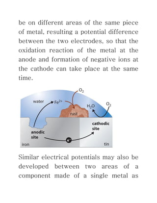 Chemistry Project on the effect of metal coupling on the rusting of ...
