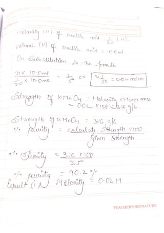 Chemistry lab manual class 12