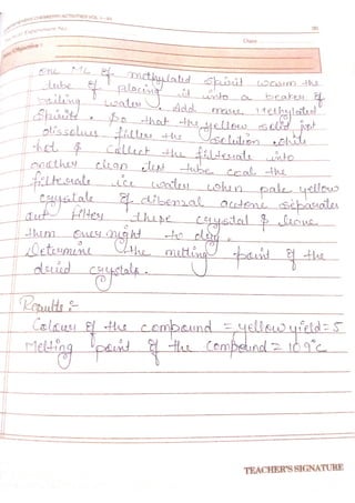 Chemistry lab manual class 12