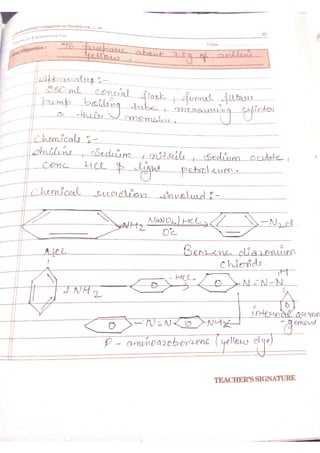 Chemistry lab manual class 12