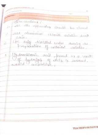 Chemistry lab manual class 12