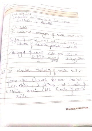 Chemistry lab manual class 12