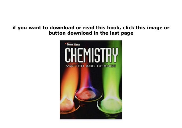 Ebook Harcover Library Chemistry Matter Change Student Edition Glenc Ebook Harcover Library Chemistry Matter Change Student Edition Glenc