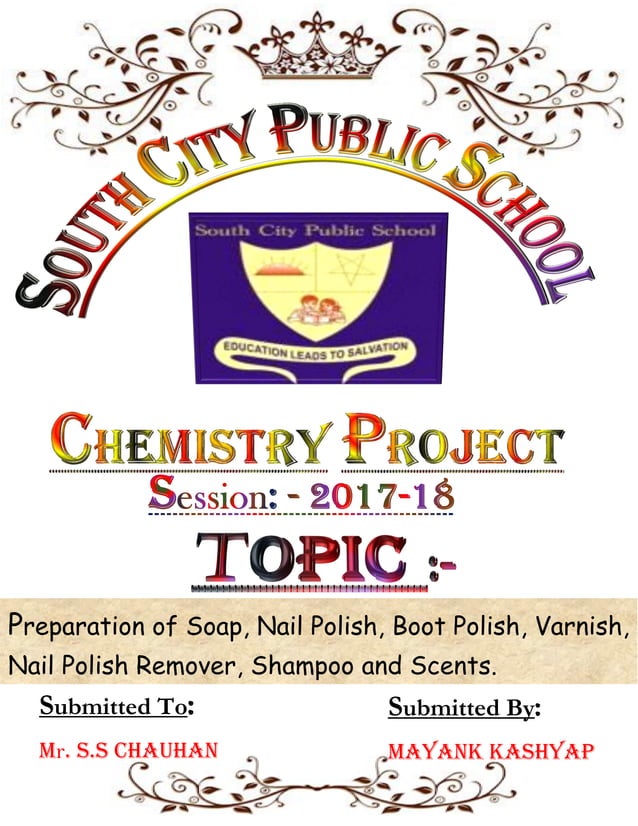 Chemistry Investigatory Project (12th isc 2017):- Preparation of Soa…