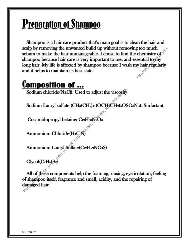 Chemistry Investigatory Project (12th isc 2017) Preparation of Soap