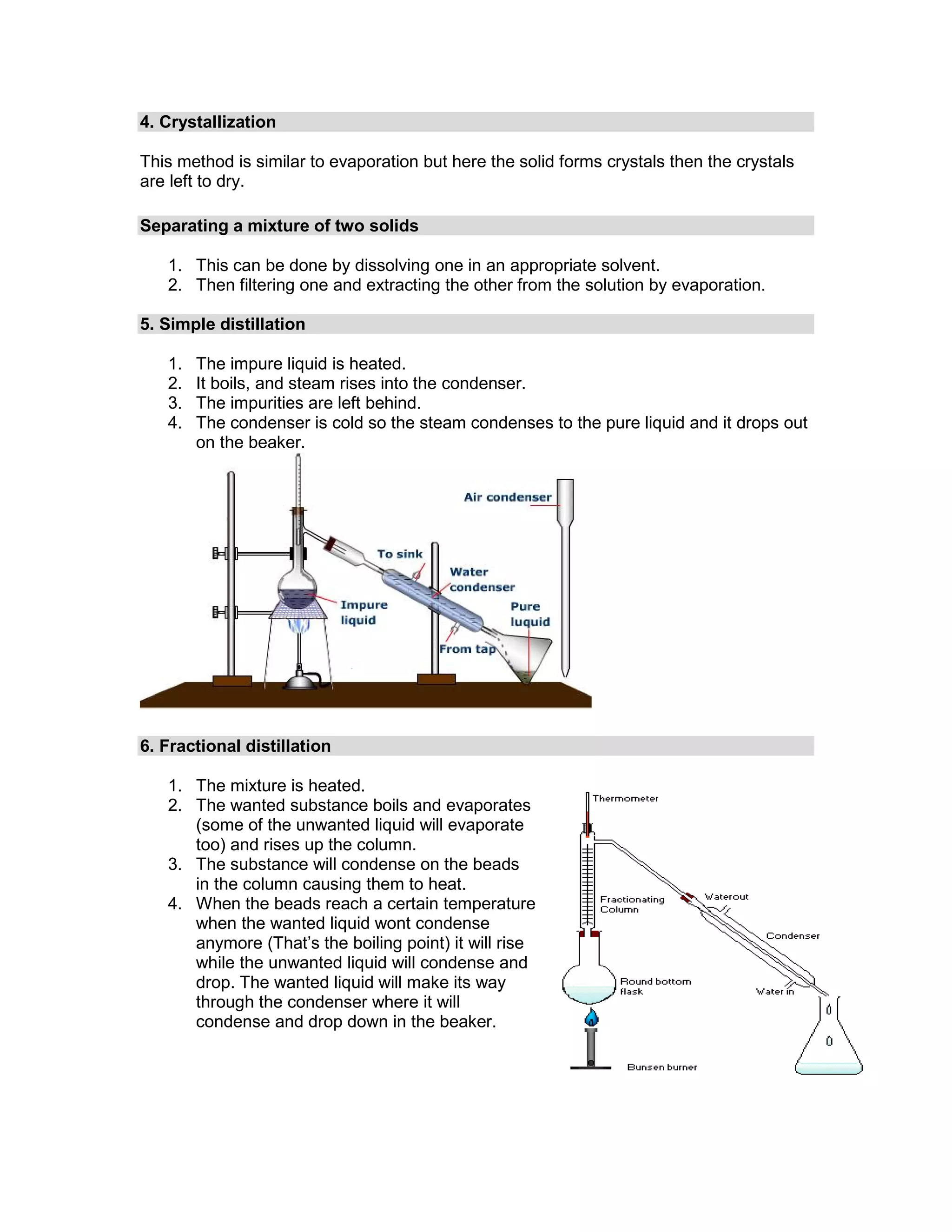 Chemistry Revision Notes - IGCSE | PDF
