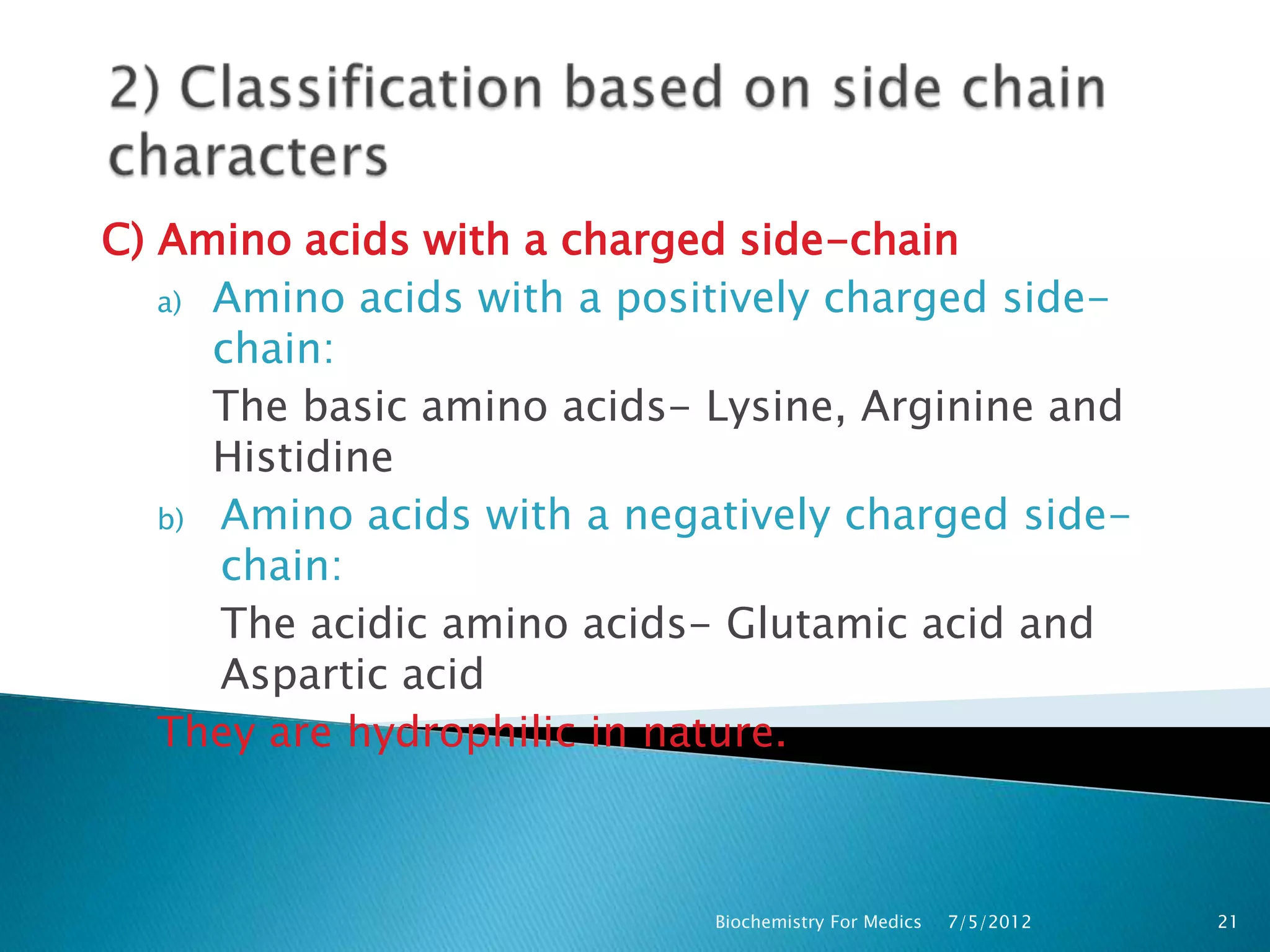 Chemistry of amino acids | PPTX