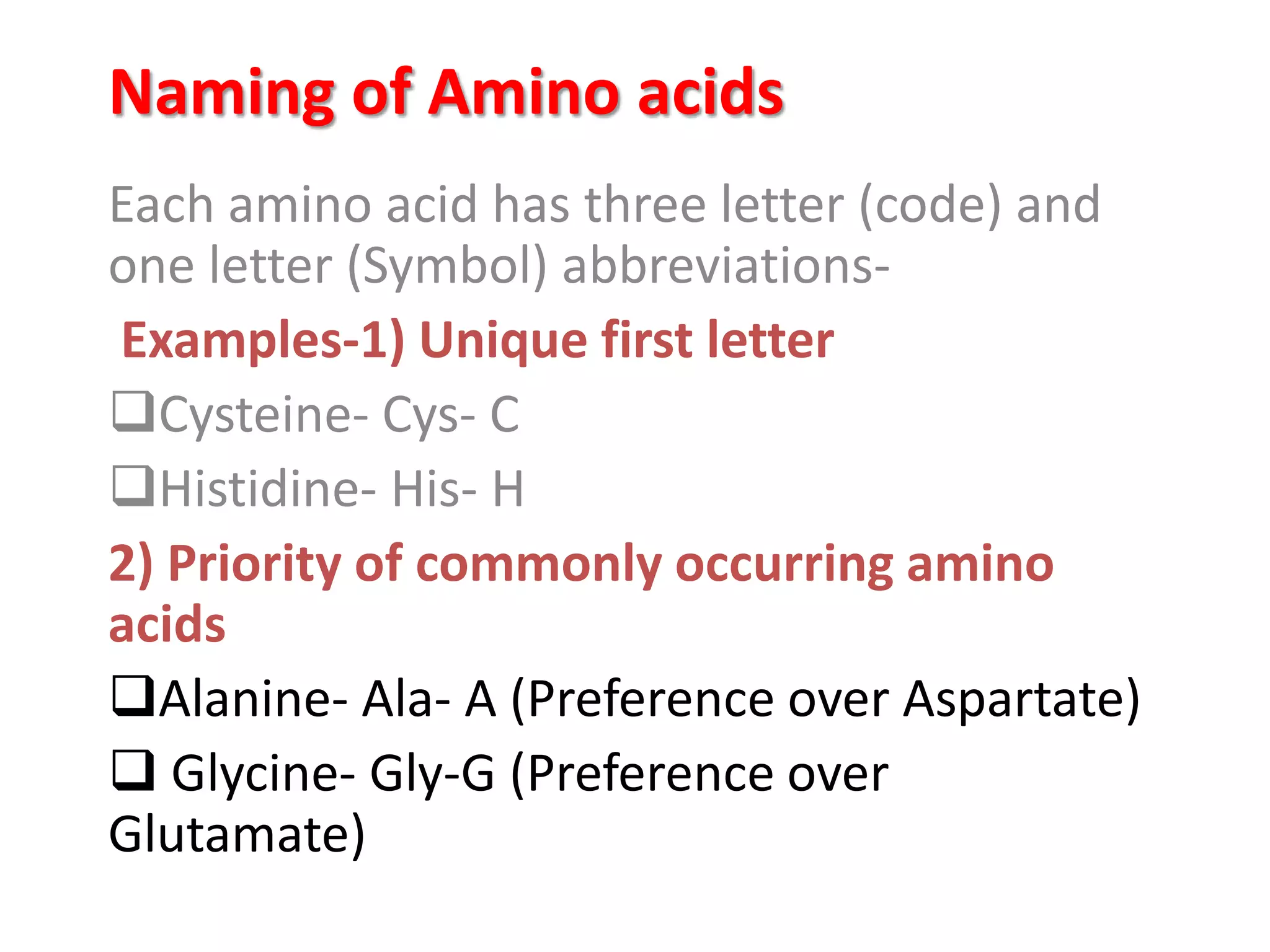 Chemistry of amino acids&proteins | PPTX