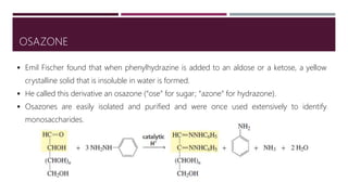 Chemistry of carbohydrates | PPTX