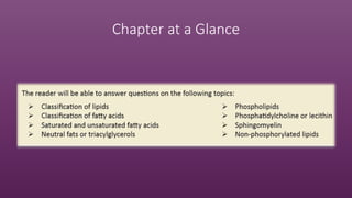 Chemistry of chemistry of lipids | PPTX