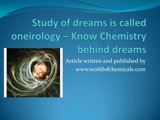 Article written and published by
www.worldofchemicals.com

 