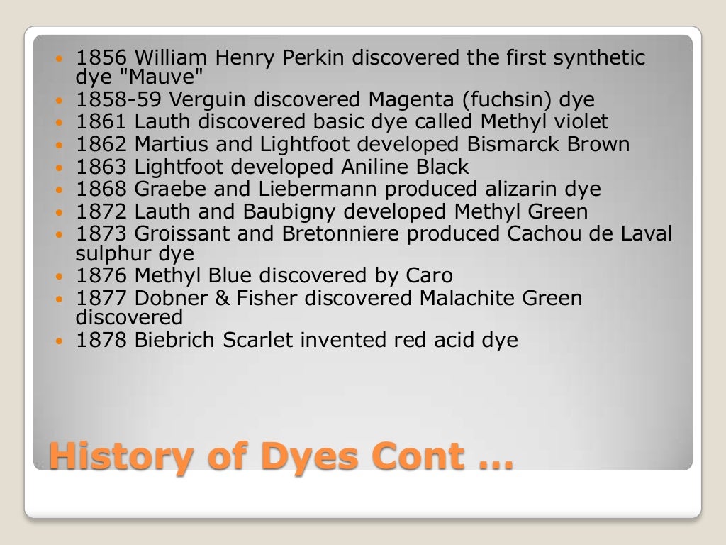 Chemistry of inks, dyes and pigments
