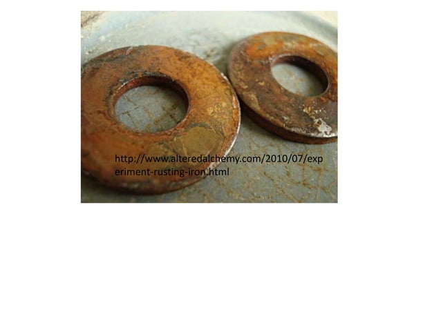 Chemistry of iron rusting | PPTX