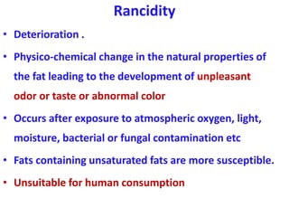Chemistry of lipids | PPTX