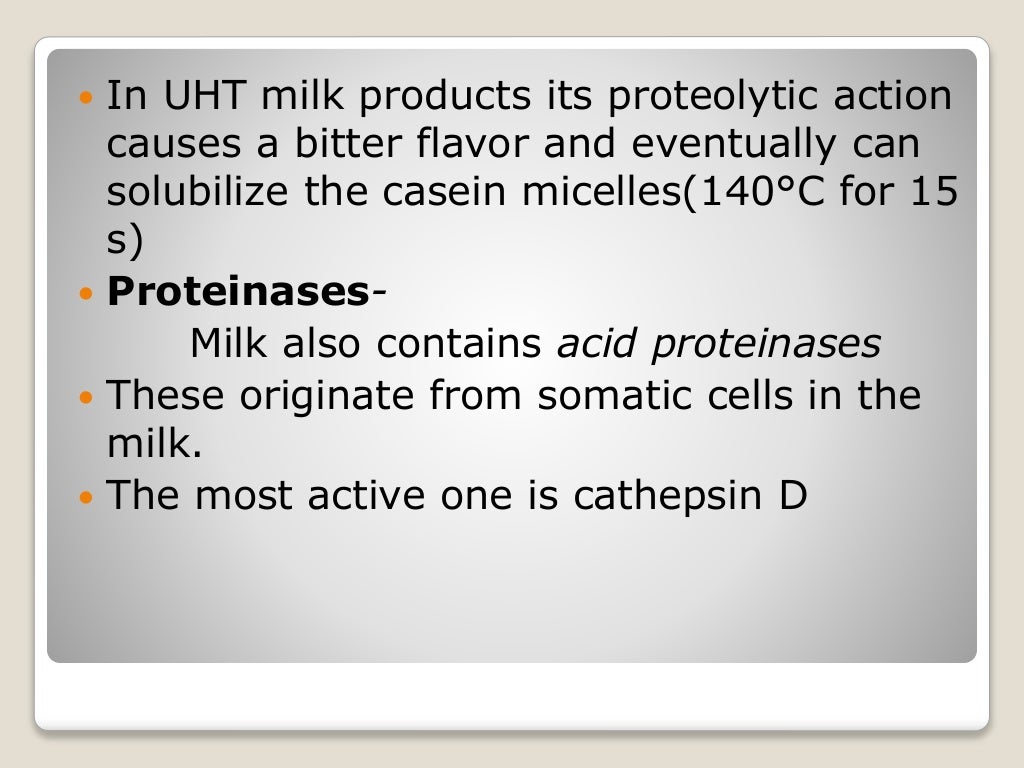 Chemistry of milk enzymes