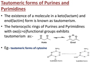 Chemistry of nucleic acid | PPTX