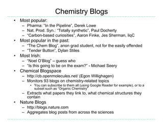 Chemistry and the Internet | PPTX
