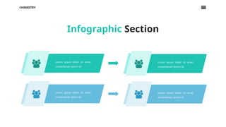 Lorem ipsum dolor sit amet,
consectetuer ipsum sit
Lorem ipsum dolor sit amet,
consectetuer ipsum sit
Lorem ipsum dolor sit amet,
consectetuer ipsum sit
Lorem ipsum dolor sit amet,
consectetuer ipsum sit
CHEMISTRY
Infographic Section
 