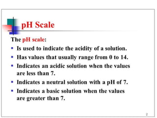 Chemistry pH ppt | PPTX