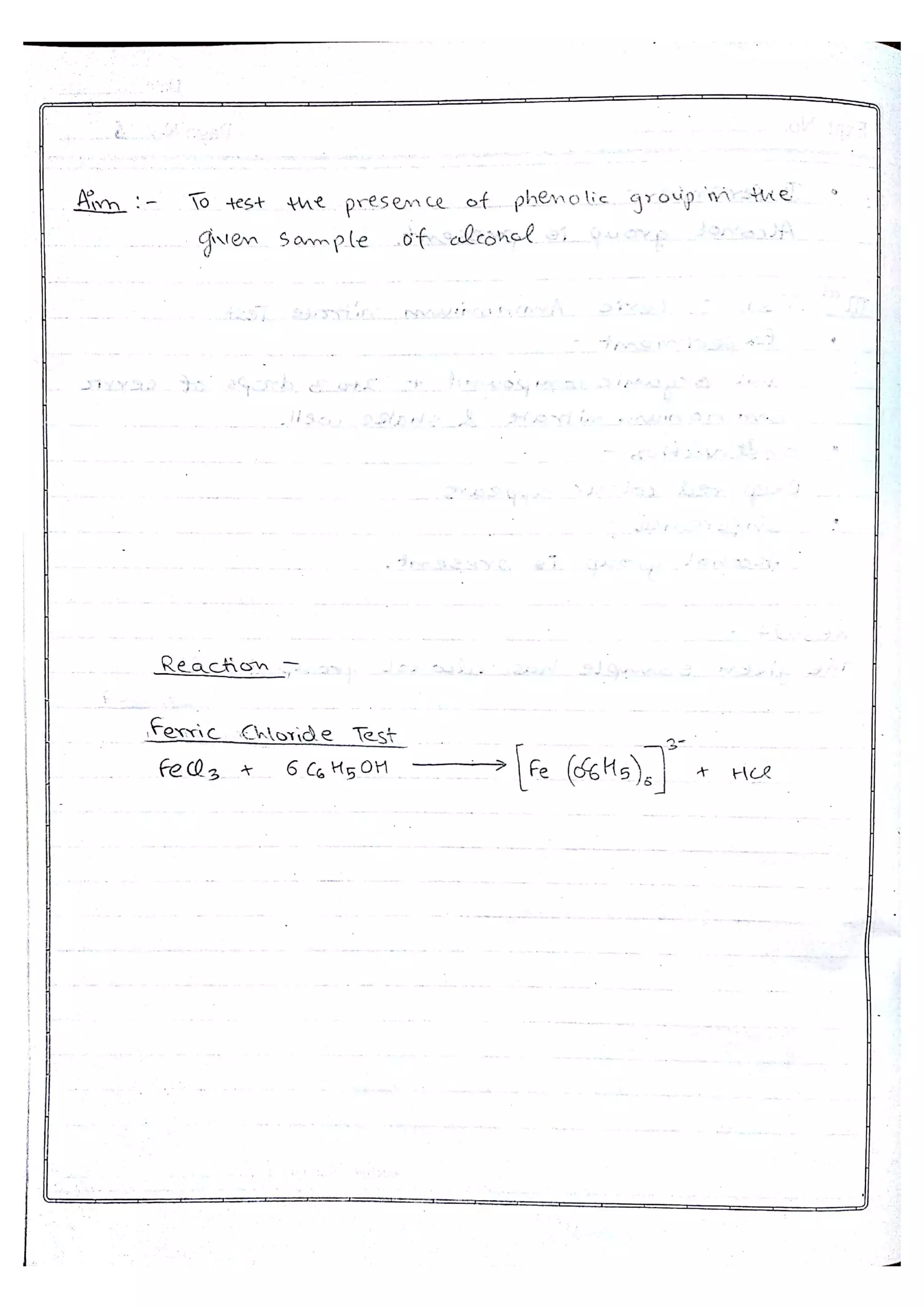 Chemistry Practical File