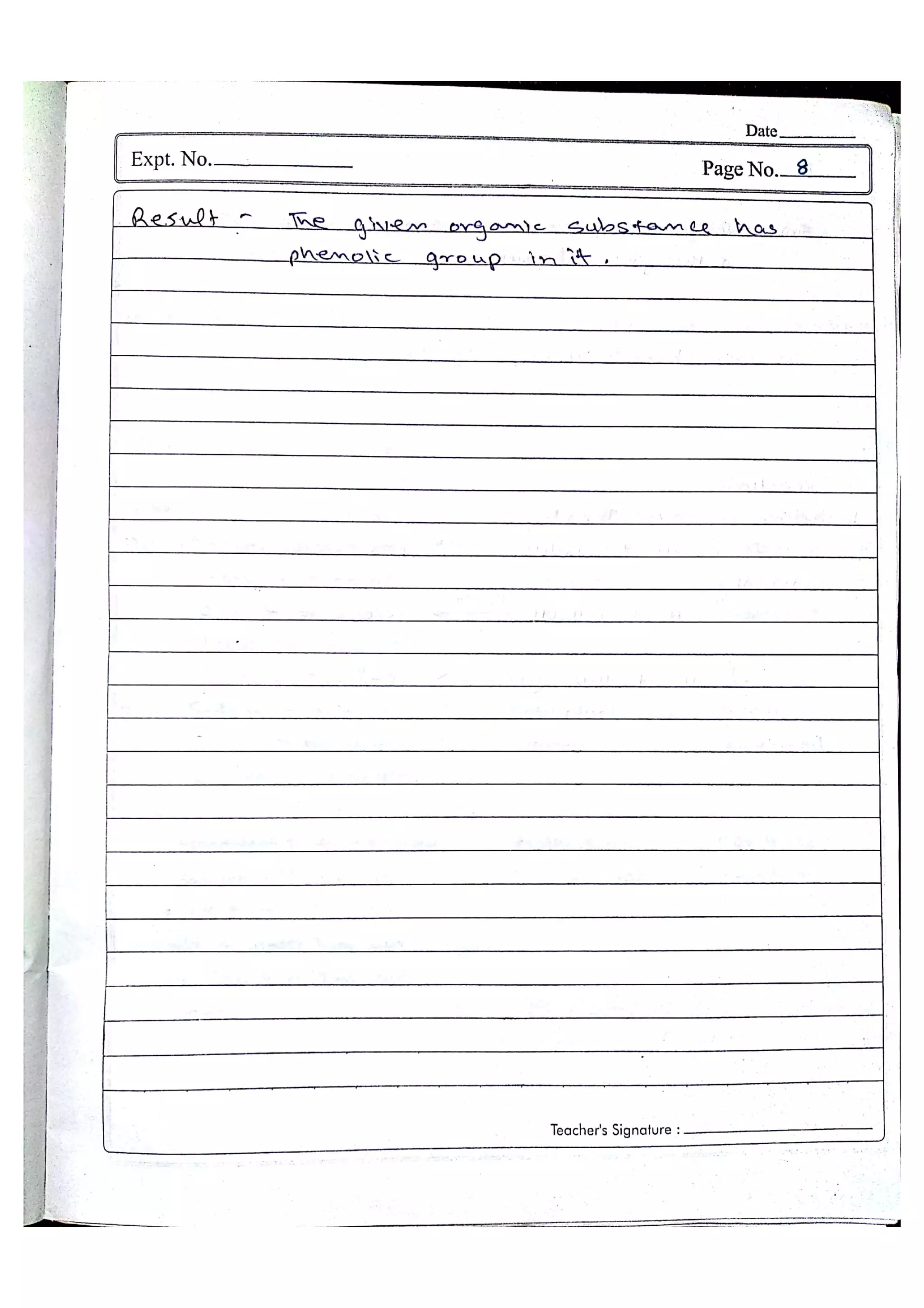 Chemistry Practical File