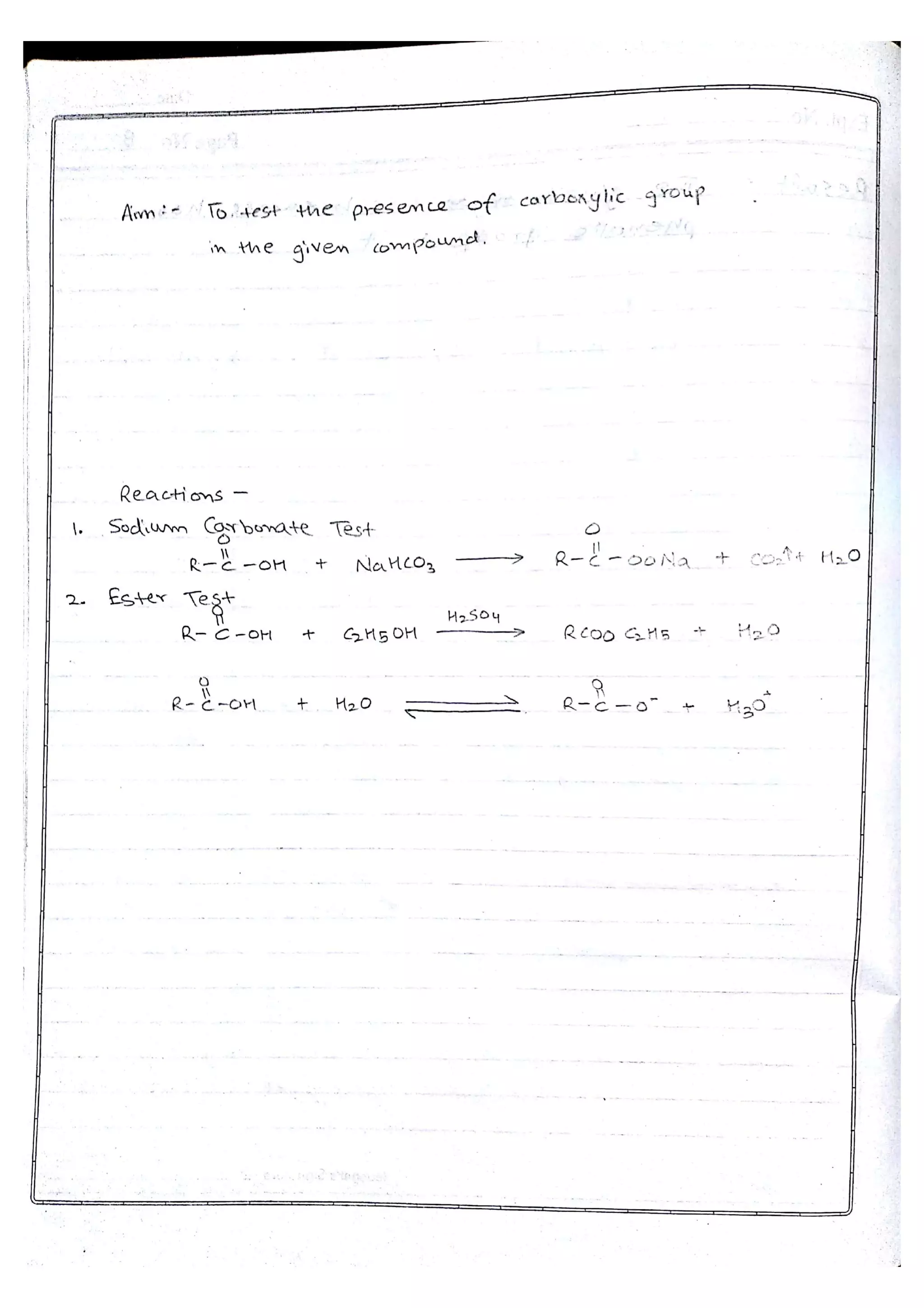 Chemistry Practical File