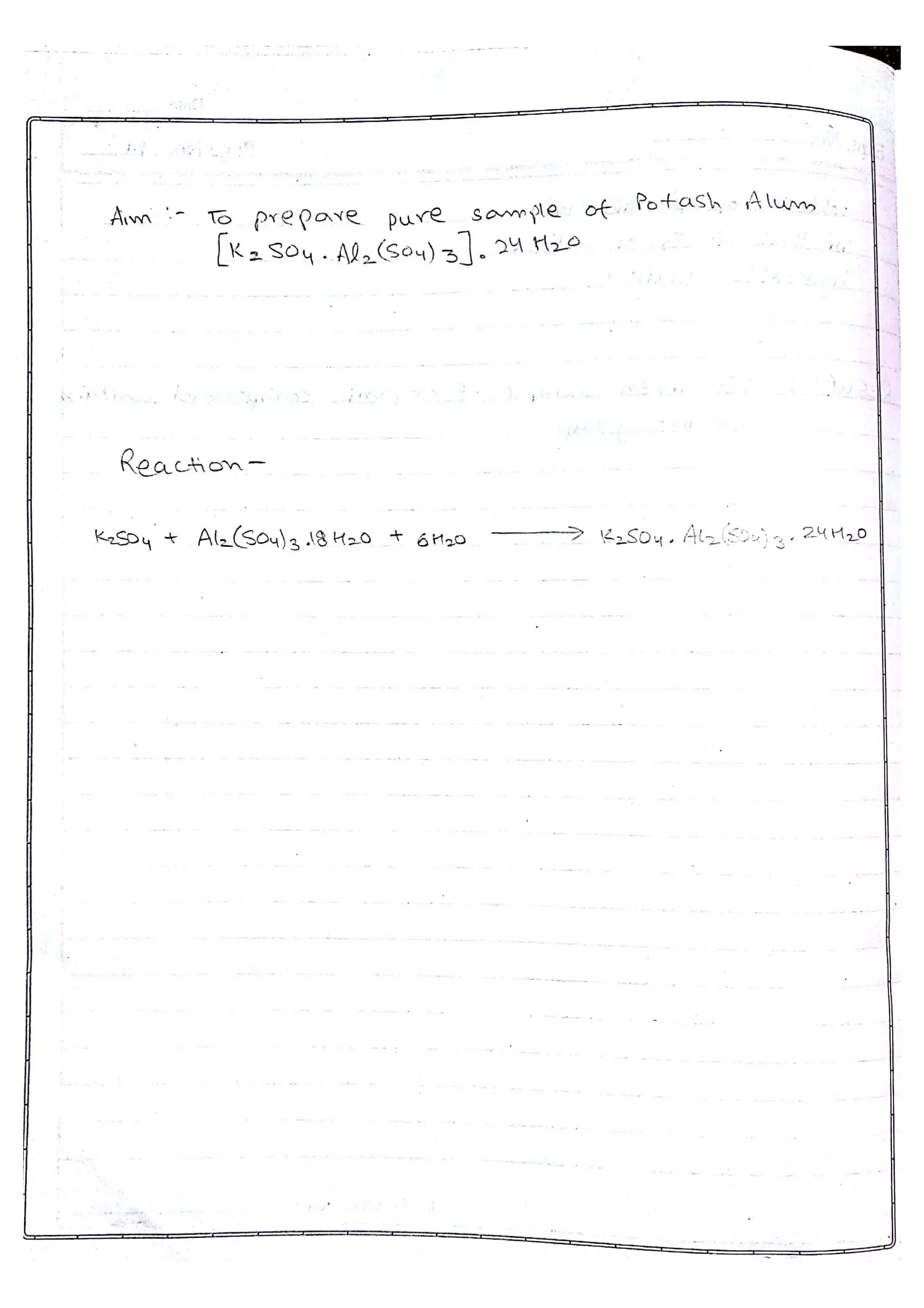 Chemistry Practical File