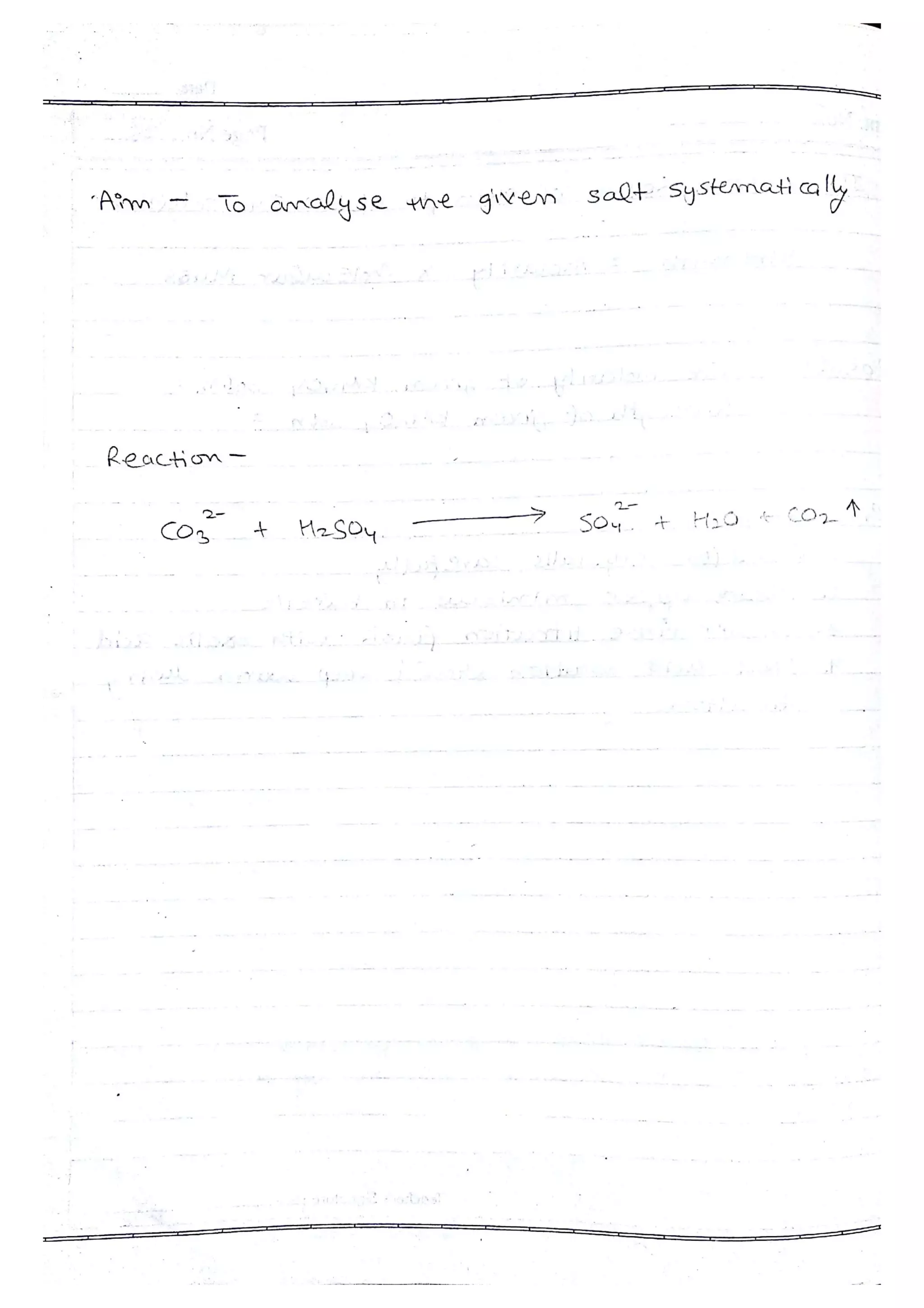 Chemistry Practical File