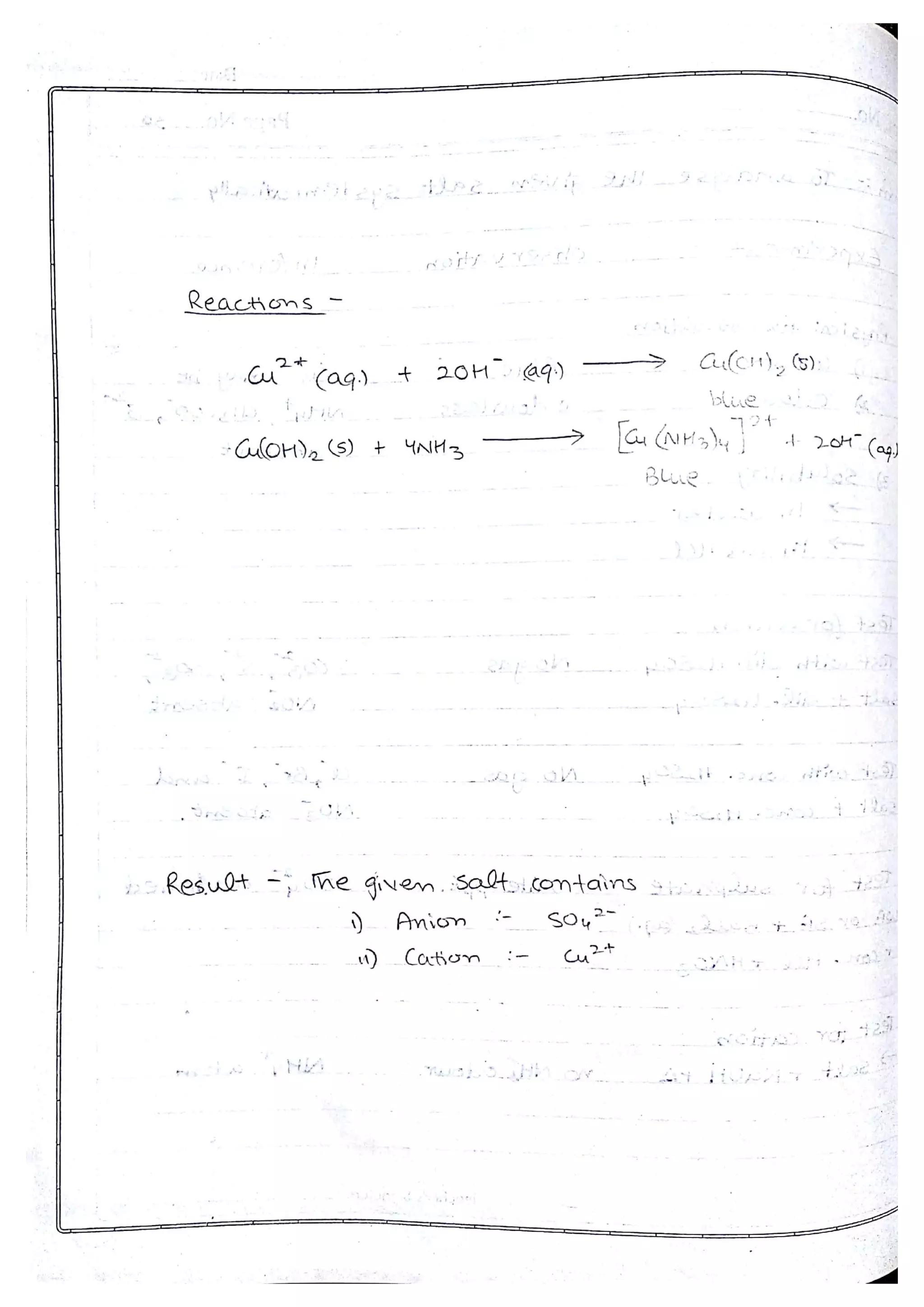 Chemistry Practical File