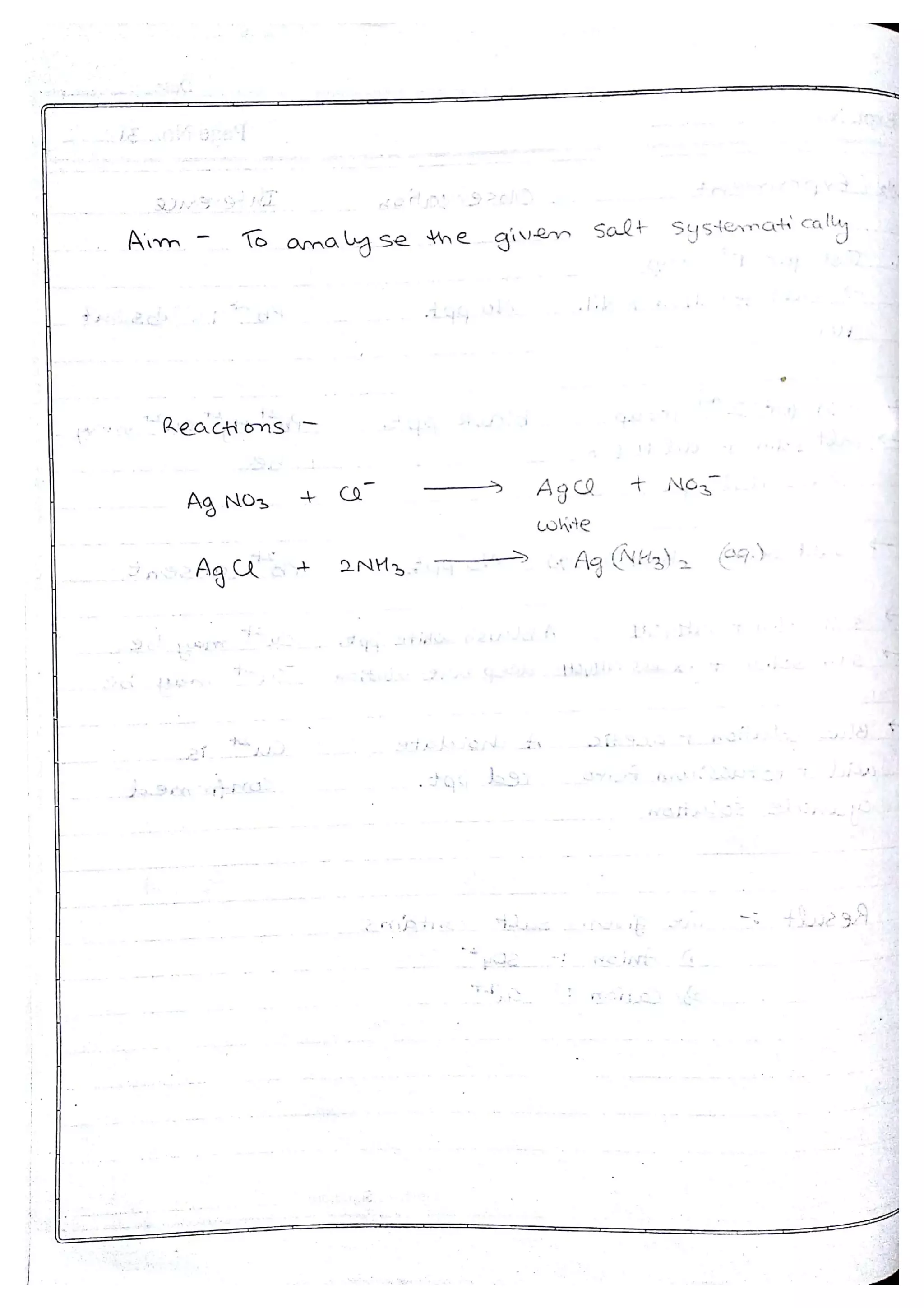Chemistry Practical File