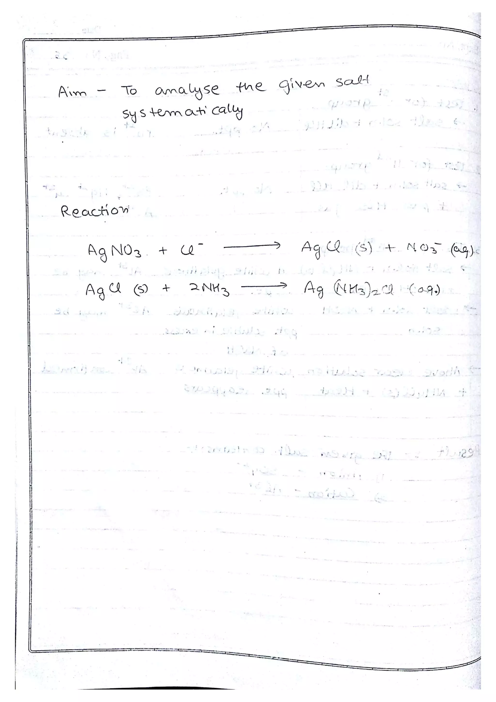 Chemistry Practical File