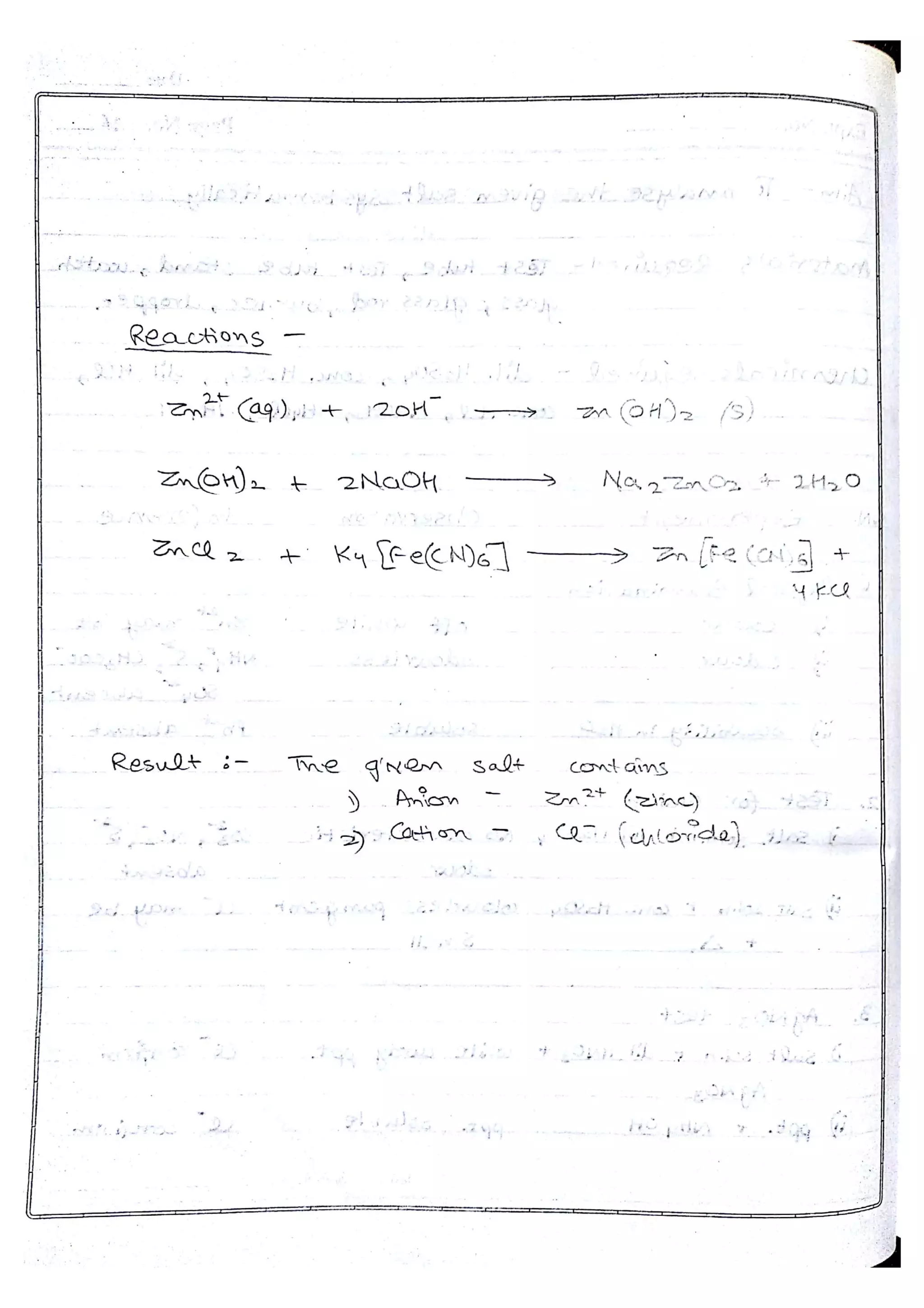 Chemistry Practical File