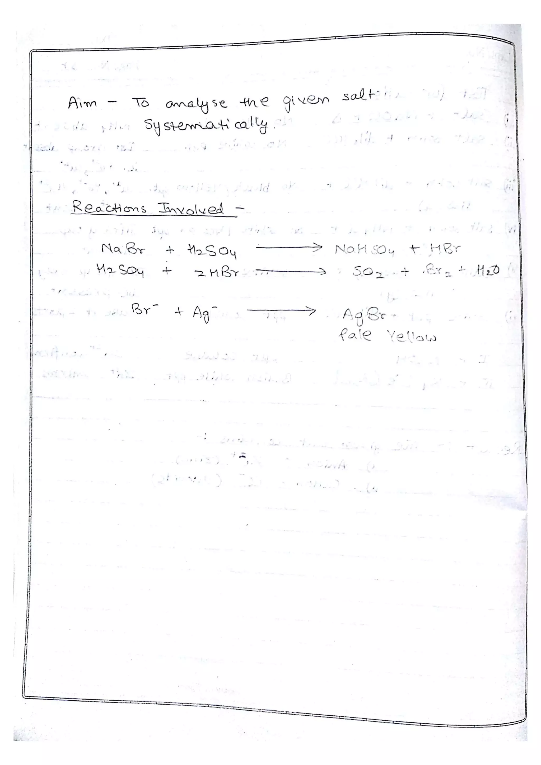 Chemistry Practical File