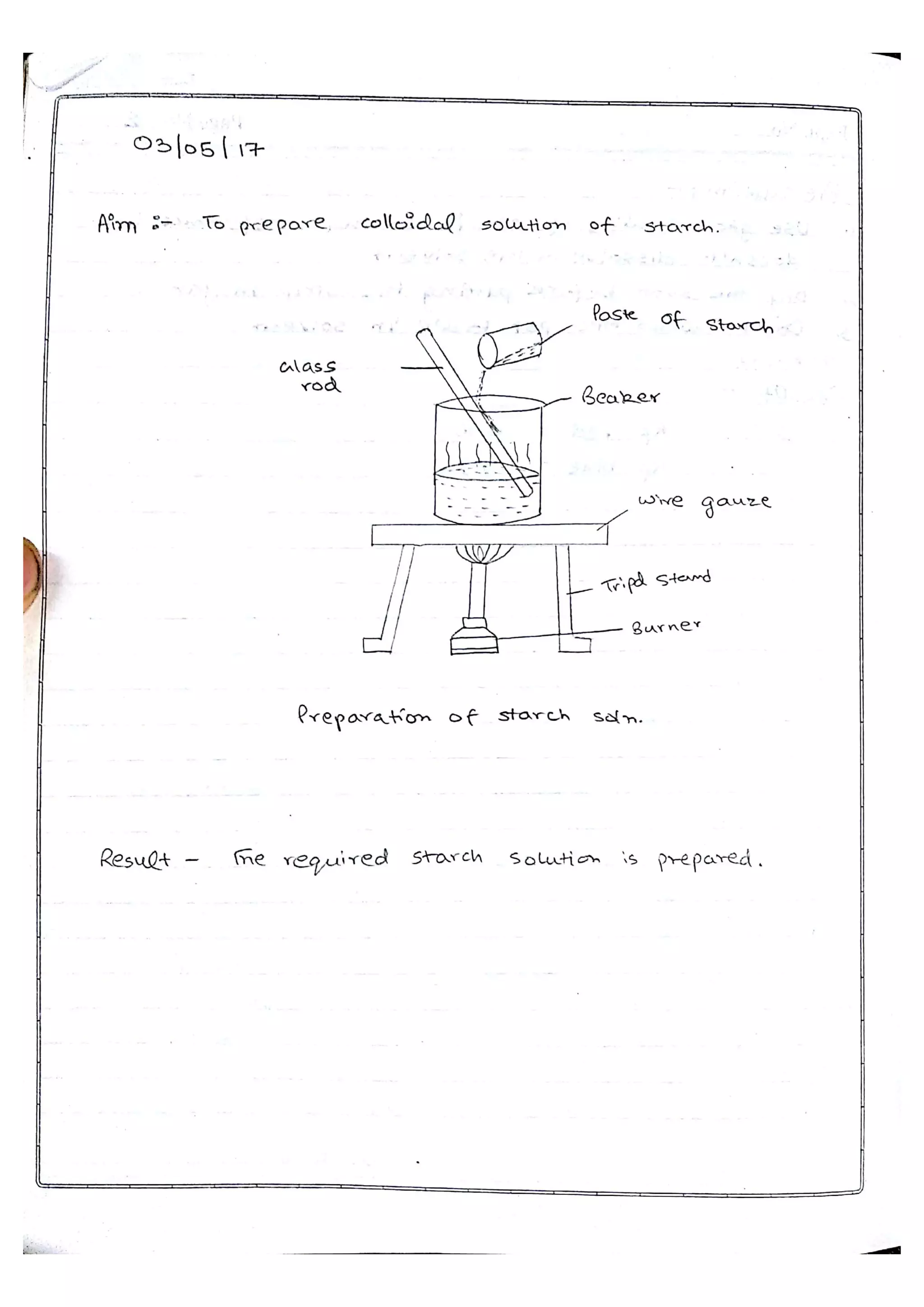 Chemistry Practical File