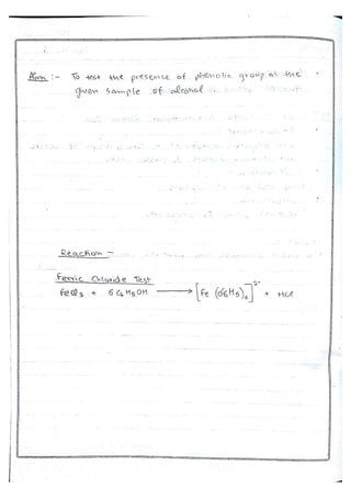 Chemistry Practical File