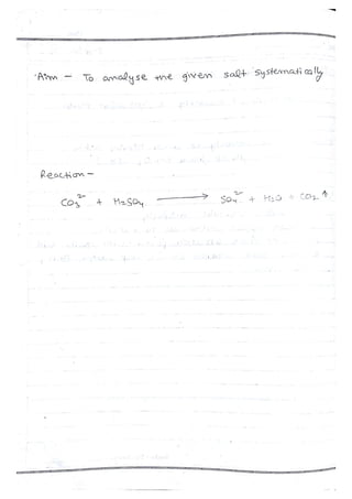 Chemistry Practical File