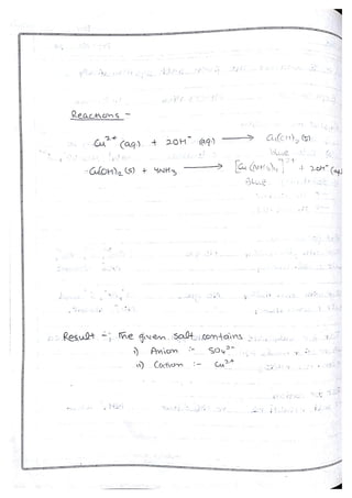 Chemistry Practical File