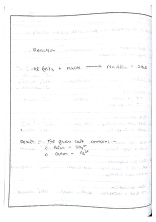 Chemistry Practical File