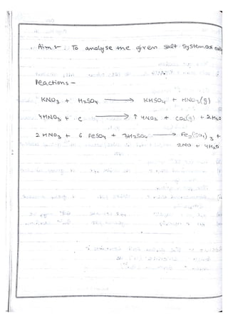 Chemistry Practical File