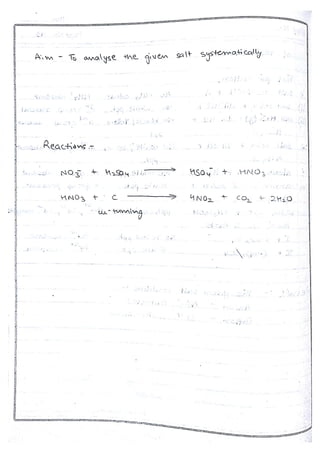 Chemistry Practical File