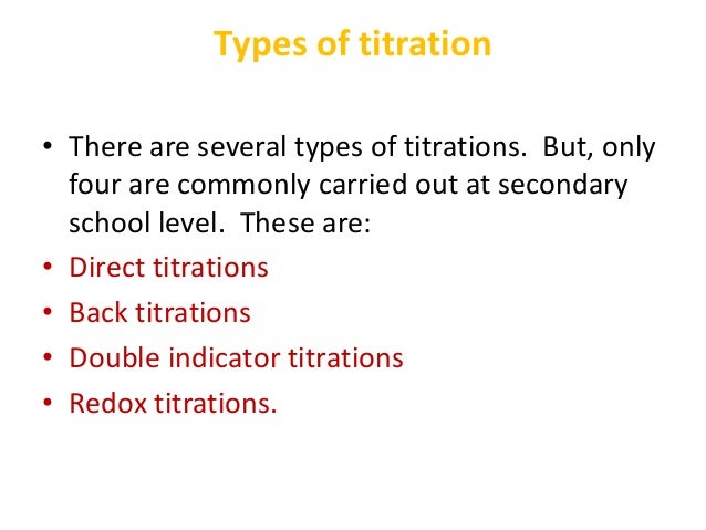 chemistry titration