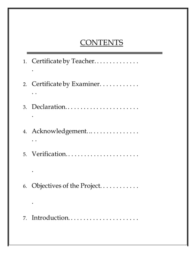 Chemistry project for Class 12 PDF
