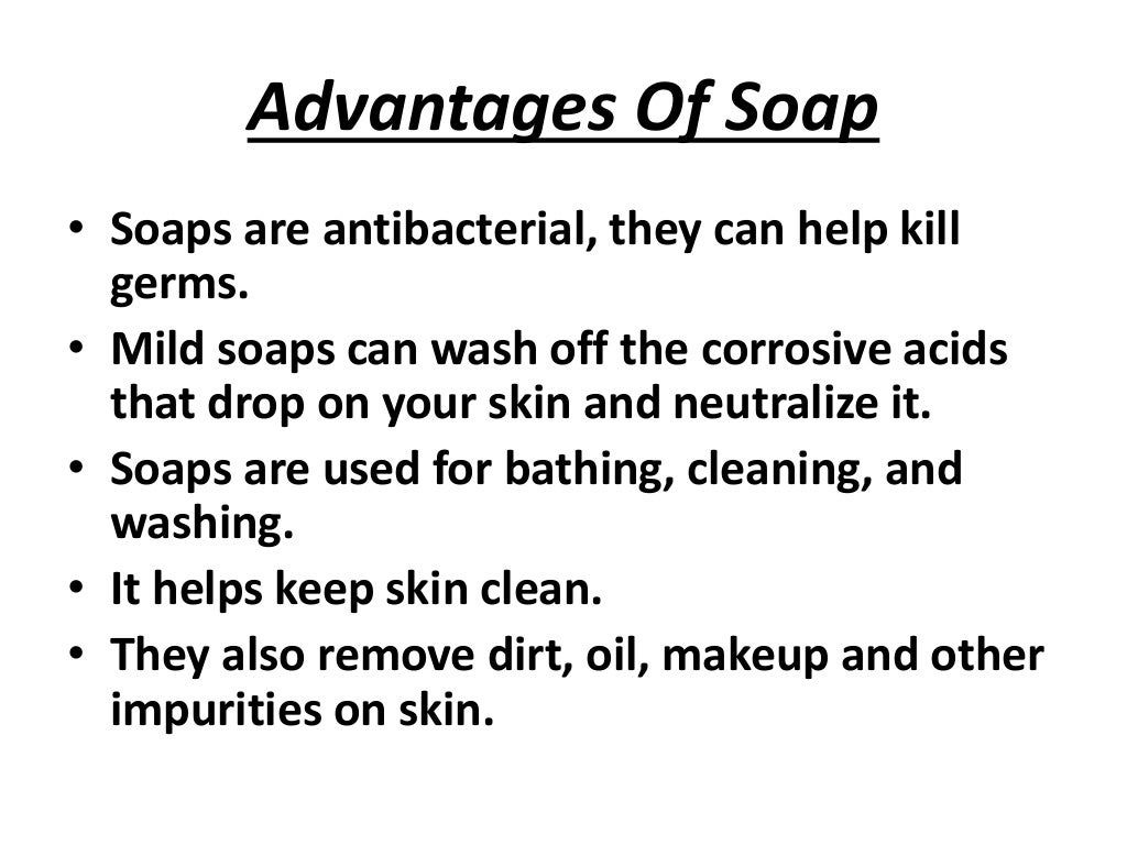 Soaps And Detergents Chemistry