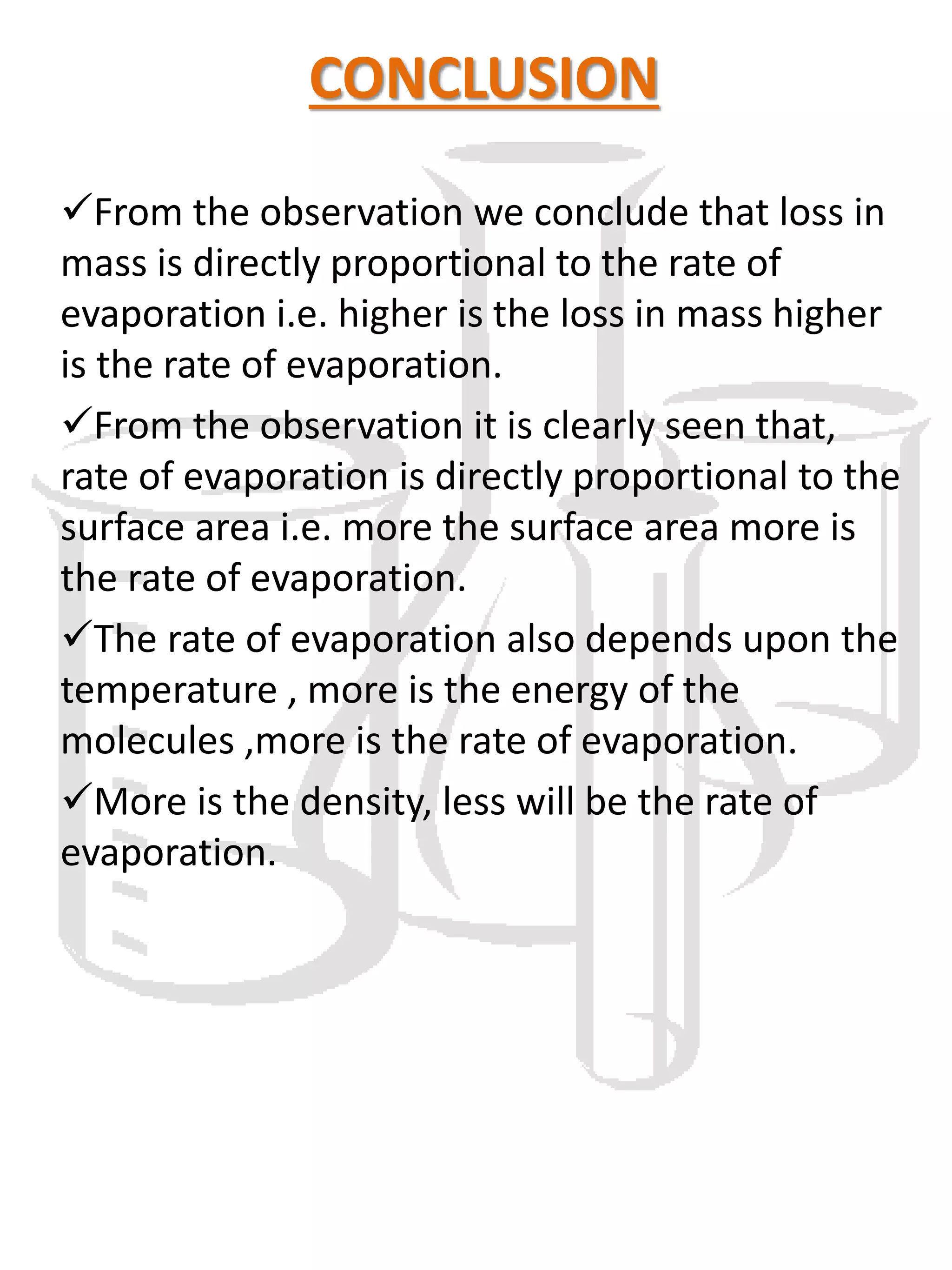 Chemistry project Class 12th ( Rate of evaporation of different liquids ...