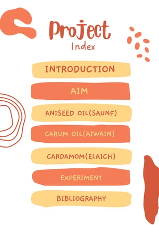 Chemistry project for class 12 on extracting essential oils from seeds ...
